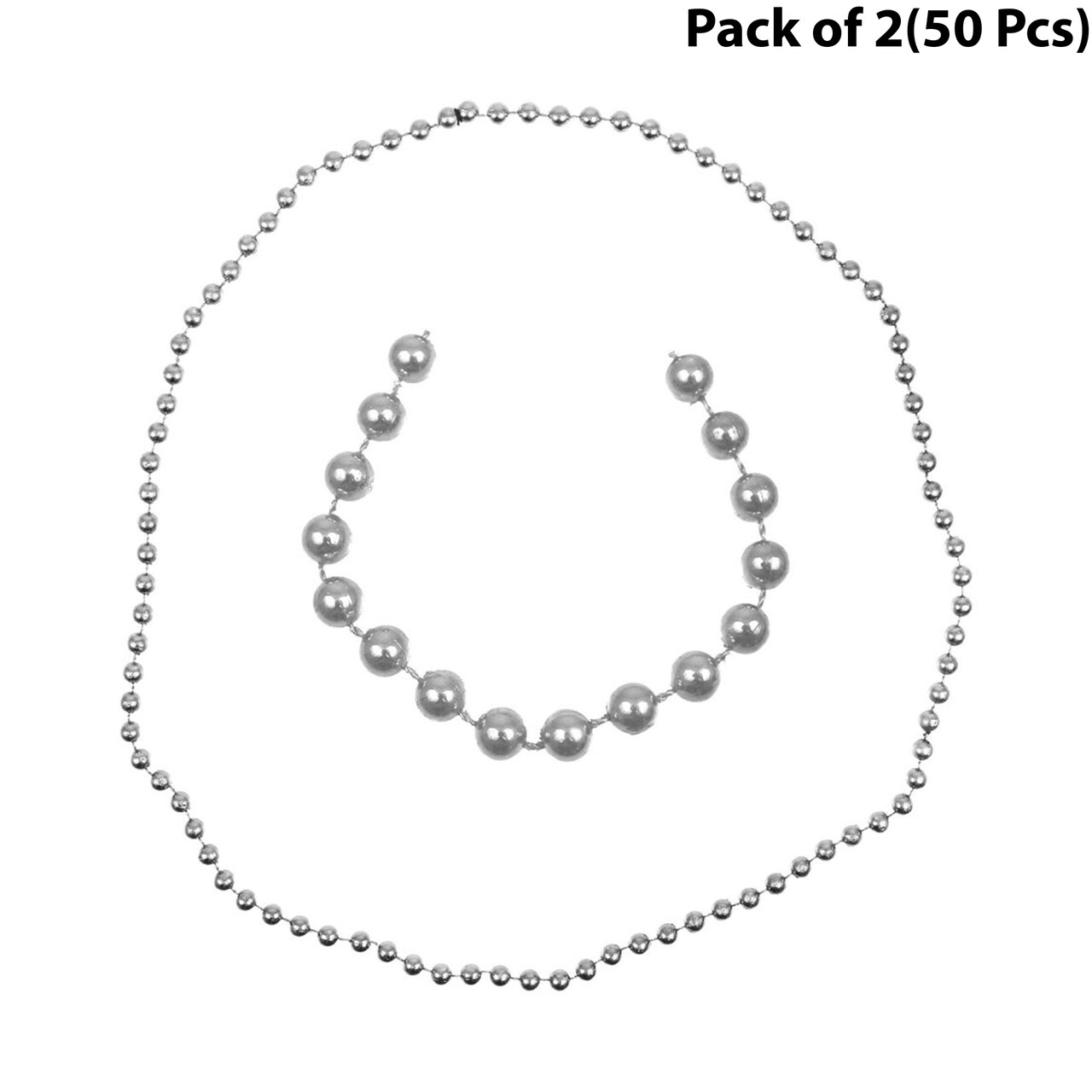Round Bead Necklaces 5mm ball beads on 31 inch necklace | handmade bead necklaces | RAHEEV®